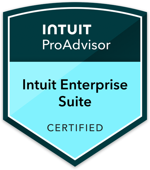 Intuit ProAdvisor Intuit Enterprise Suite Certified badge
