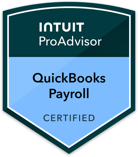 Intuit ProAdvisor QuickBooks Online Payroll Certified badge
